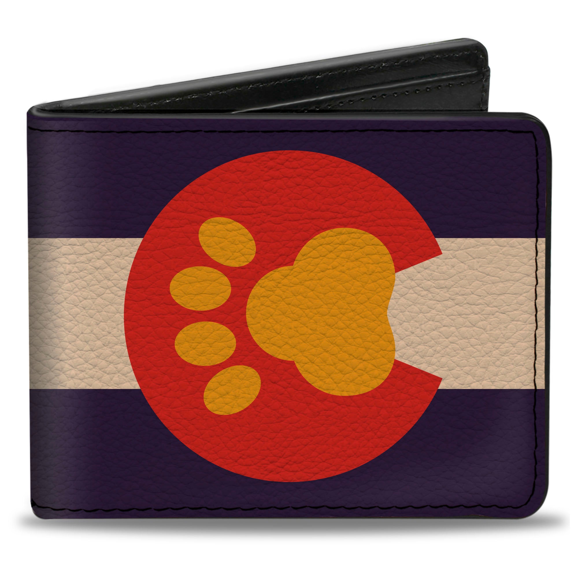 Bi-Fold Wallet - Colorado Flag Paw Print Bi-Fold Wallets Buckle-Down