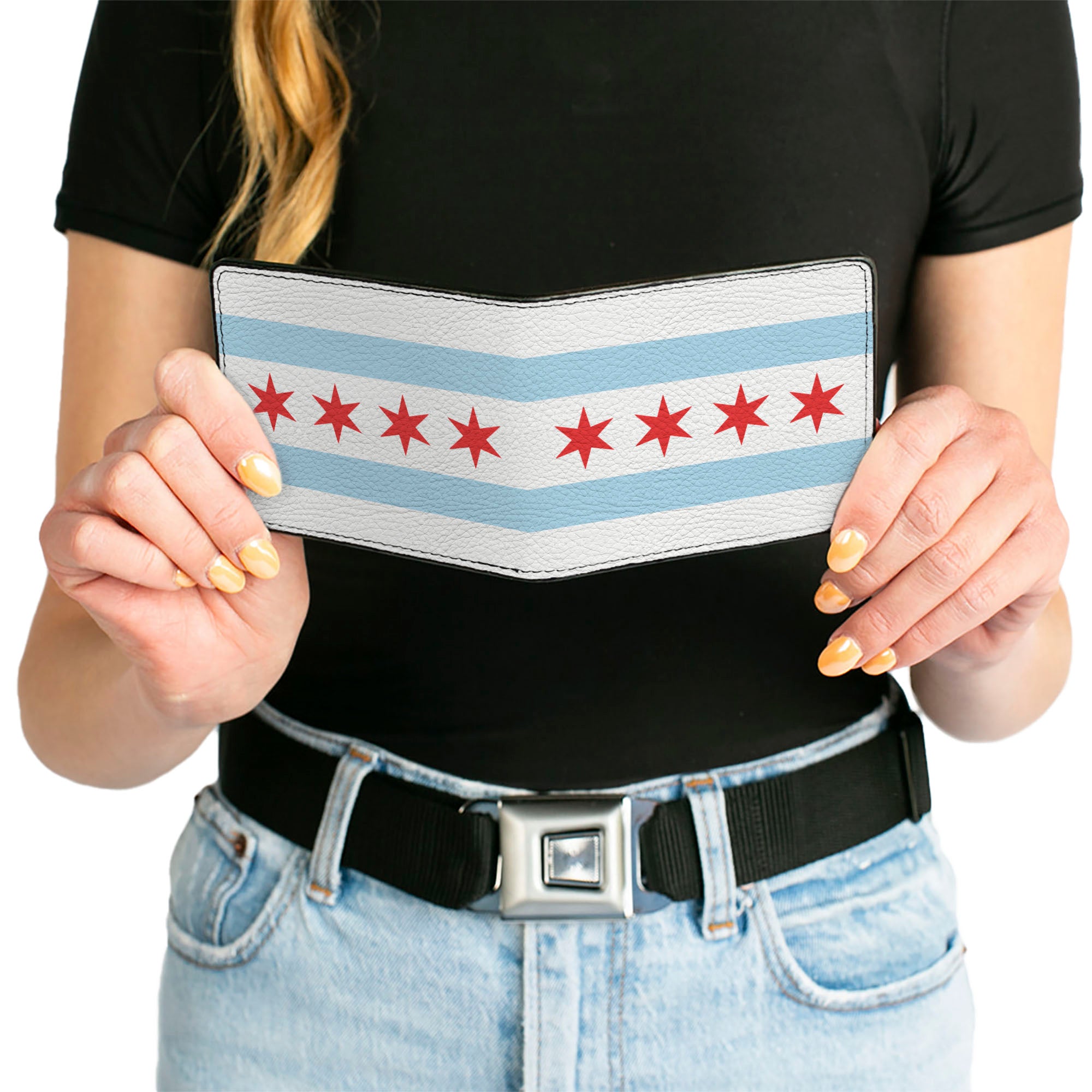 Bi-Fold Wallet - Chicago Flag Bi-Fold Wallets Buckle-Down