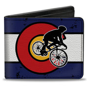 Bi-Fold Wallet - Colorado Biker Distressed Bi-Fold Wallets Buckle-Down