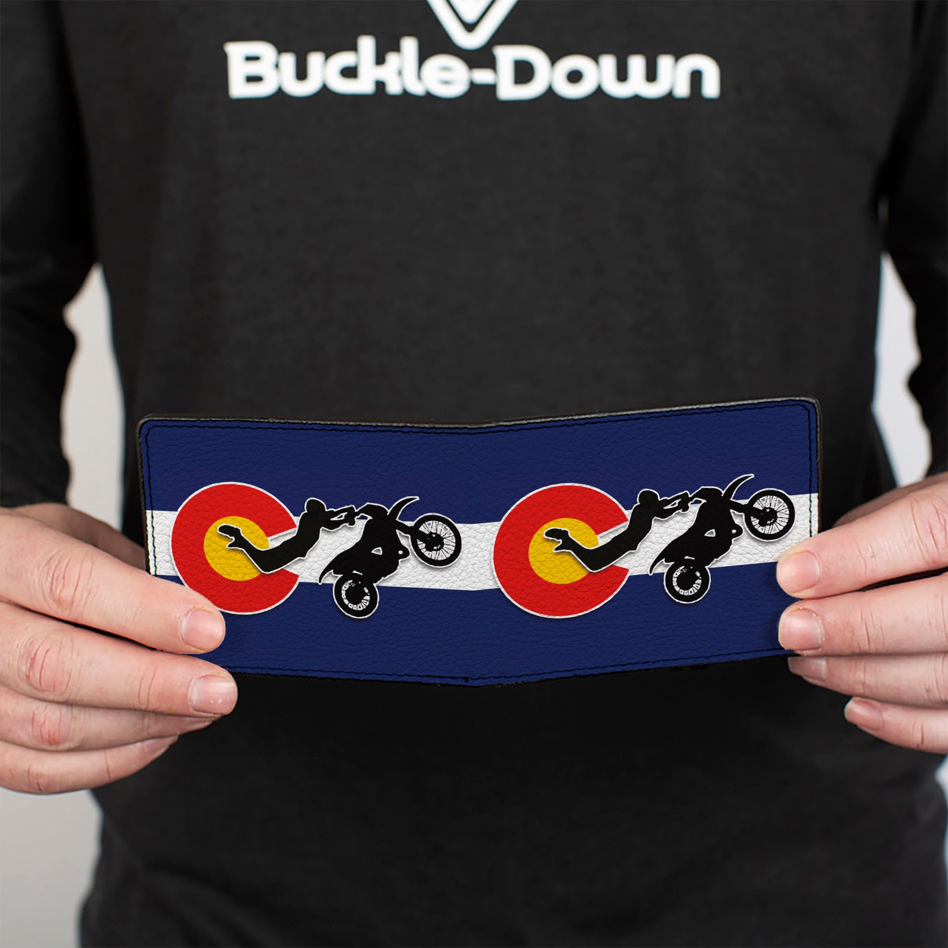 Bi-Fold Wallet - Colorado Freestyle Motocross Superman Bi-Fold Wallets Buckle-Down