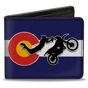 Bi-Fold Wallet - Colorado Freestyle Motocross Superman Bi-Fold Wallets Buckle-Down