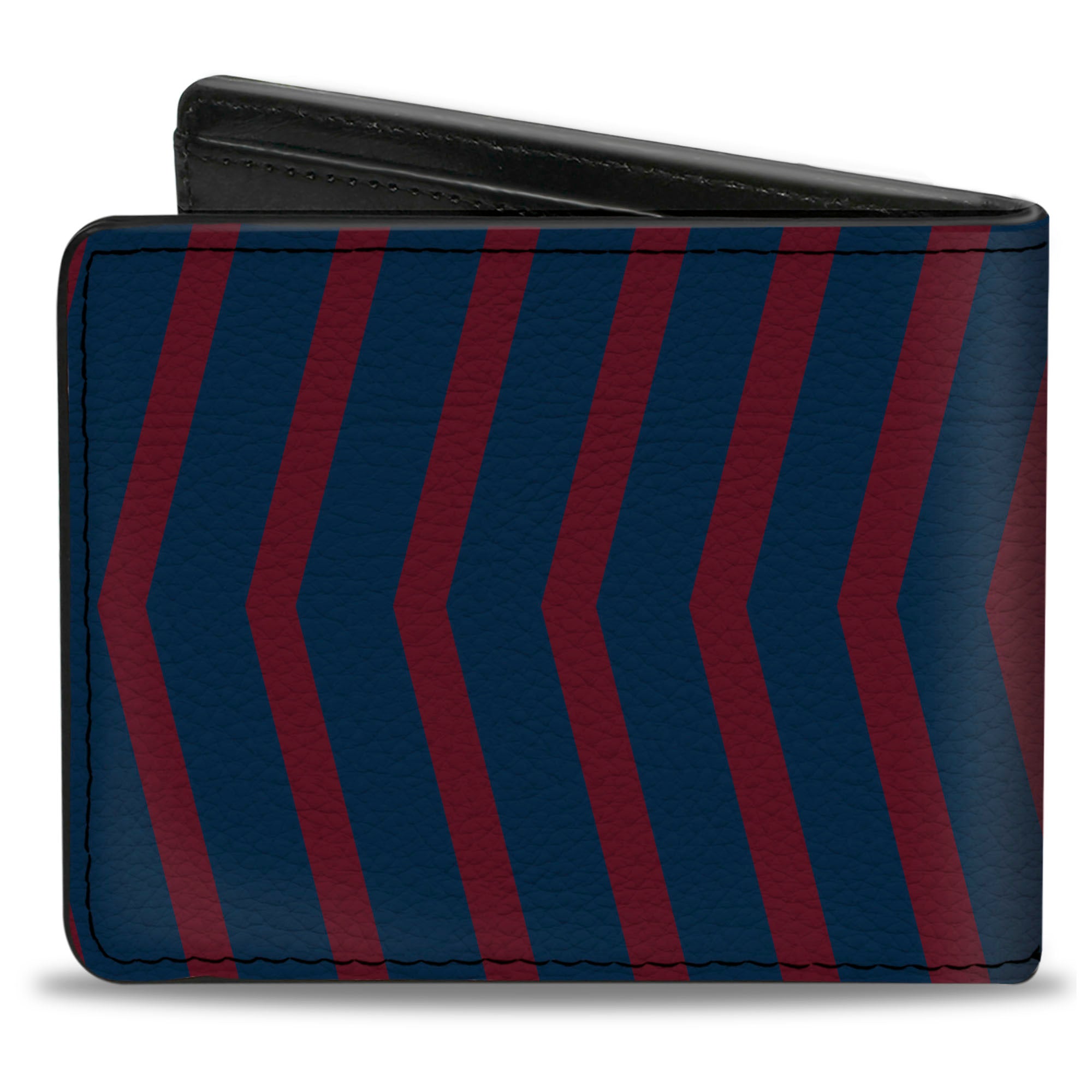 Bi-Fold Wallet - Chevron2 Red Navy Bi-Fold Wallets Buckle-Down