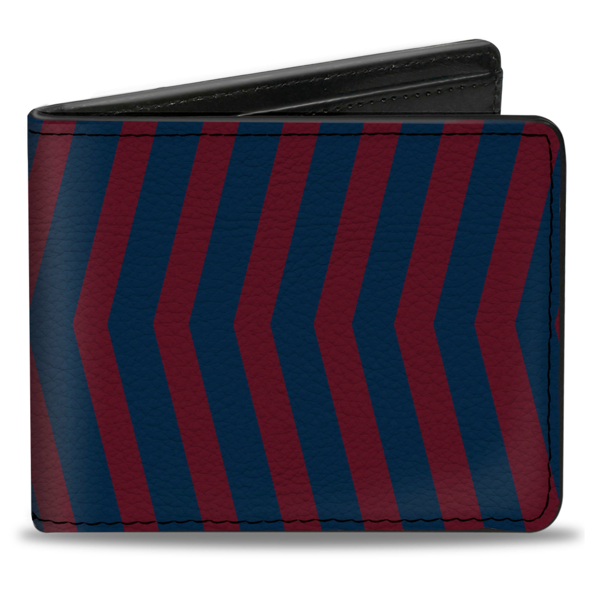 Bi-Fold Wallet - Chevron2 Red Navy Bi-Fold Wallets Buckle-Down