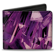 Bi-Fold Wallet - Crystals Purples Bi-Fold Wallets Buckle-Down