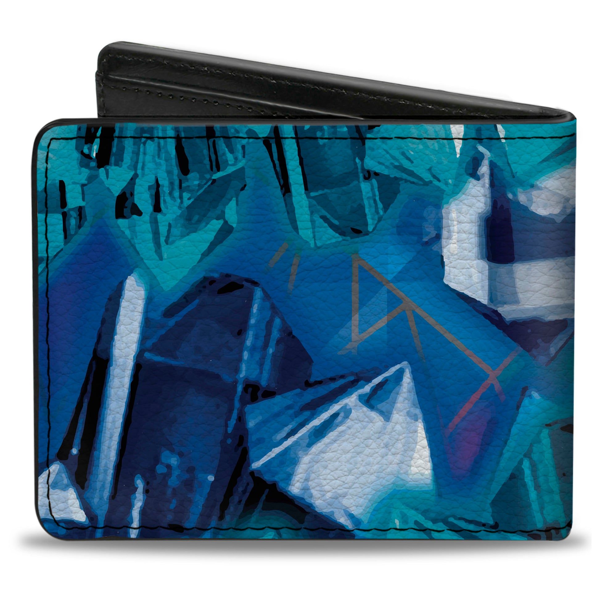 Bi-Fold Wallet - Crystals2 Blues Purples Bi-Fold Wallets Buckle-Down