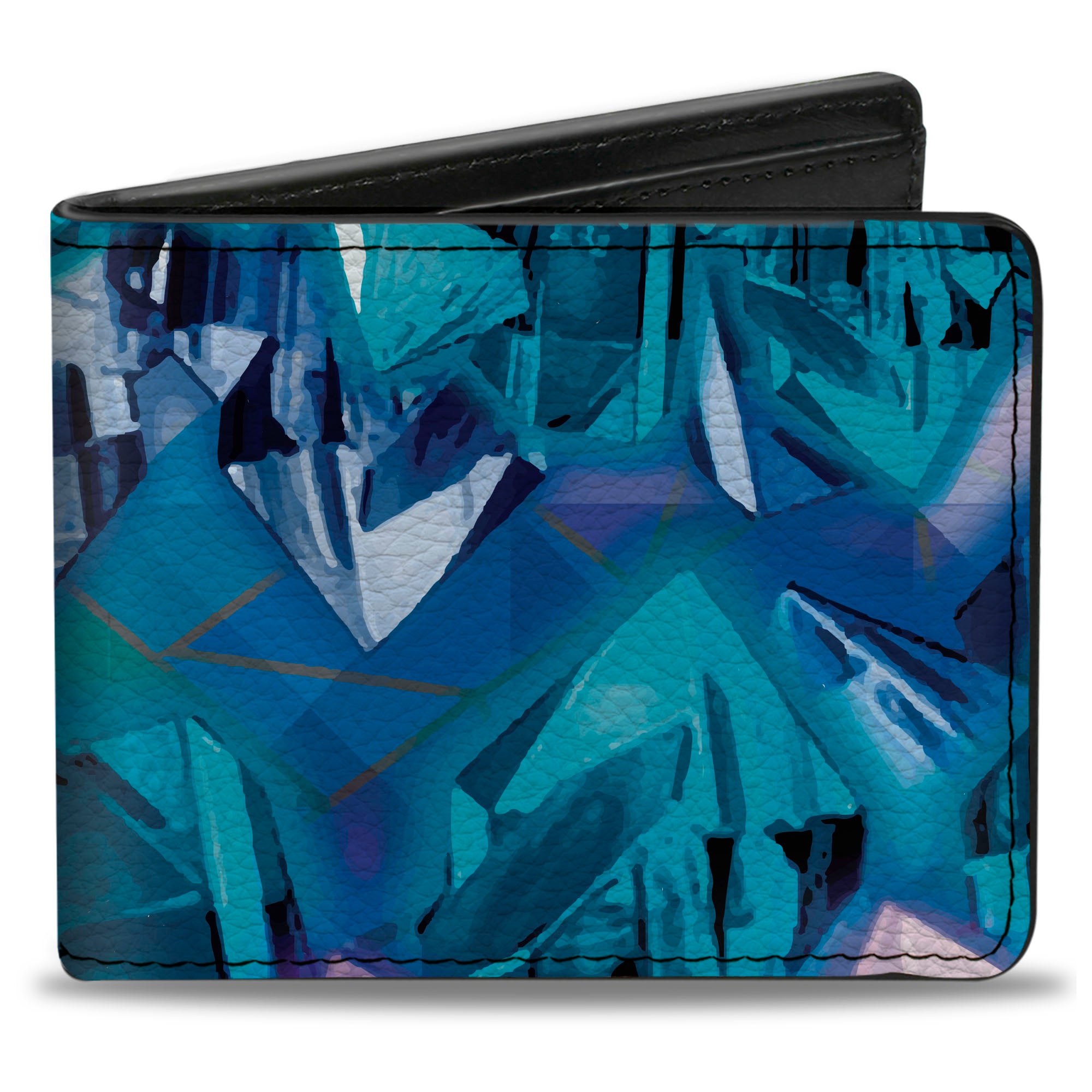 Bi-Fold Wallet - Crystals2 Blues Purples Bi-Fold Wallets Buckle-Down