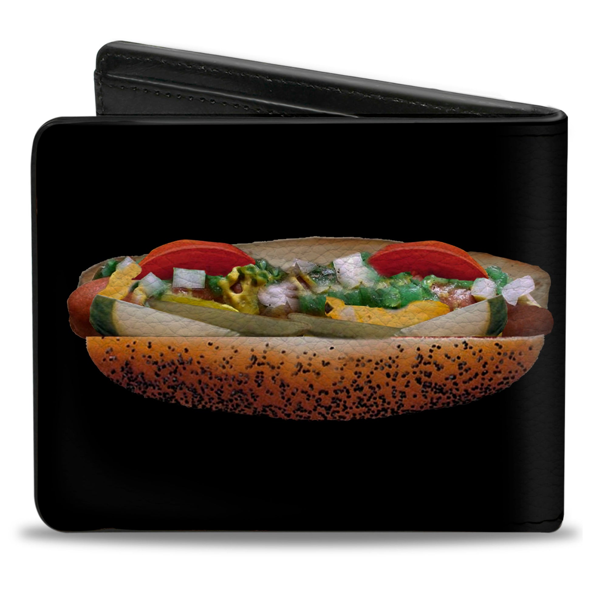 Bi-Fold Wallet - Chicago Style Hot Dog Vivid Bi-Fold Wallets Buckle-Down
