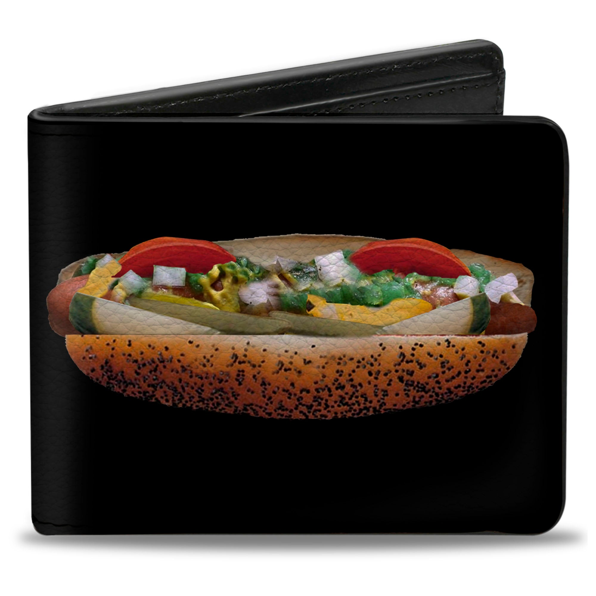 Bi-Fold Wallet - Chicago Style Hot Dog Vivid Bi-Fold Wallets Buckle-Down