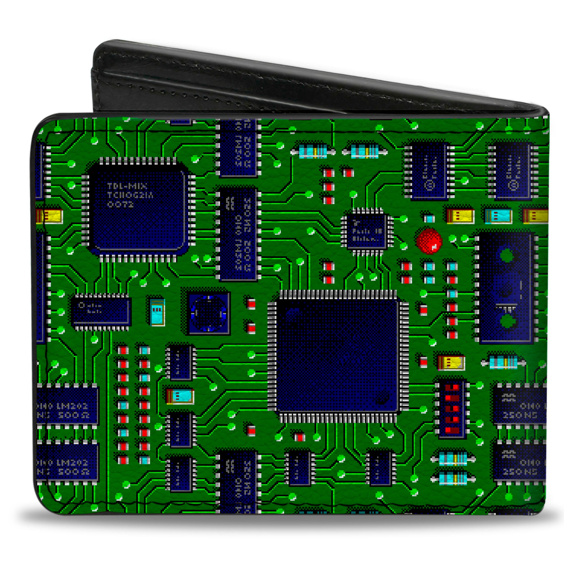 Bi-Fold Wallet - Circuit Board2 Bi-Fold Wallets Buckle-Down