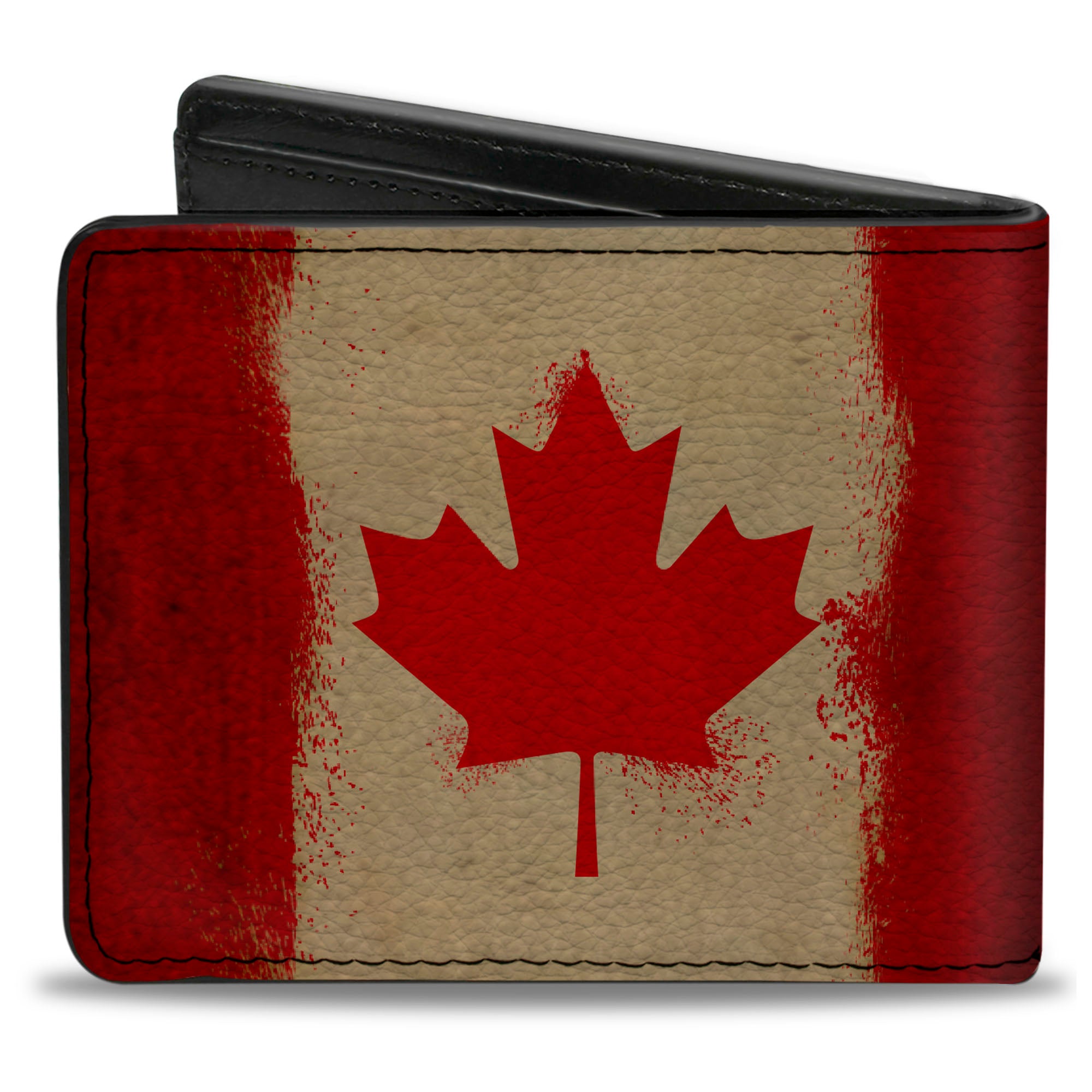 Bi-Fold Wallet - Canada Flag Painted Bi-Fold Wallets Buckle-Down