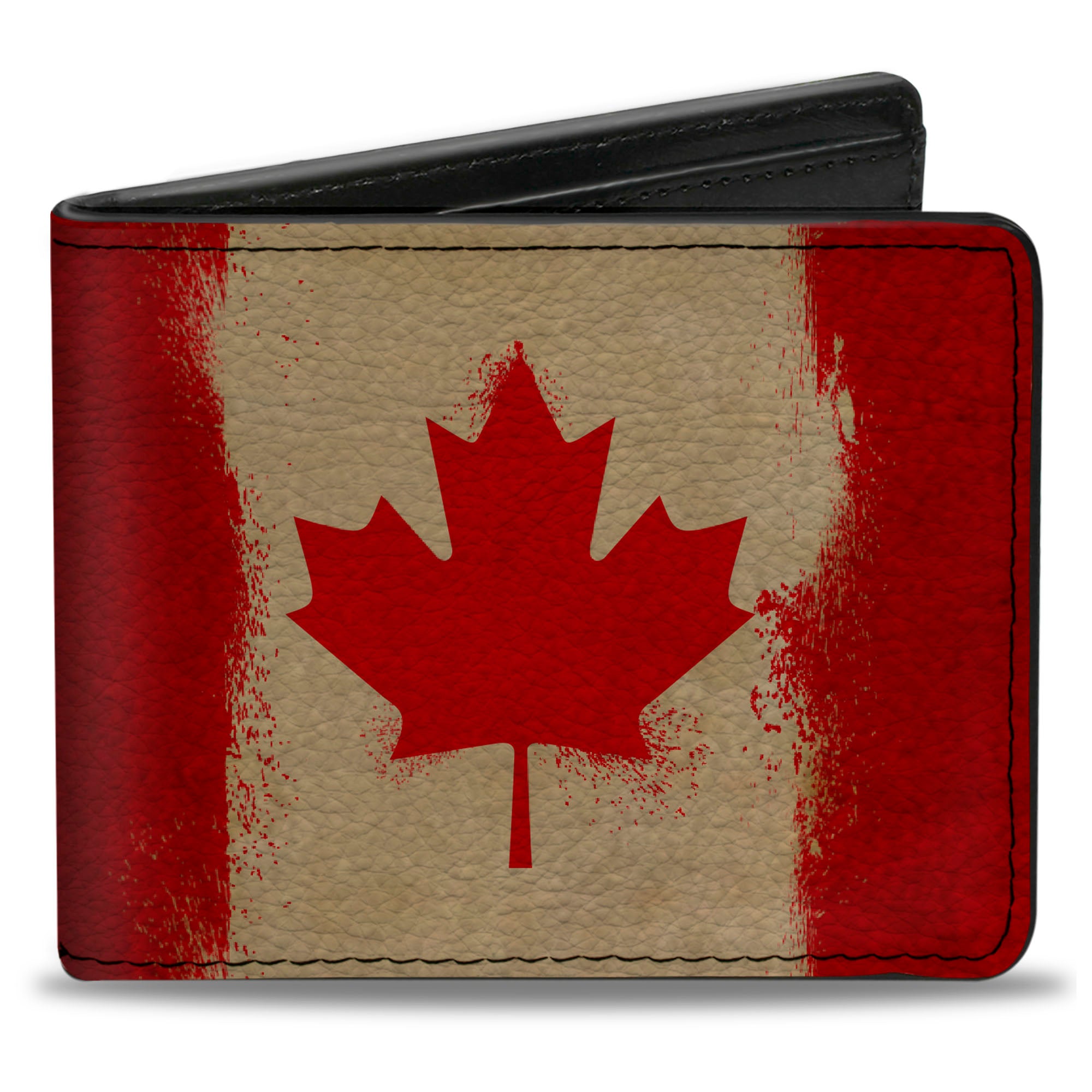 Bi-Fold Wallet - Canada Flag Painted Bi-Fold Wallets Buckle-Down