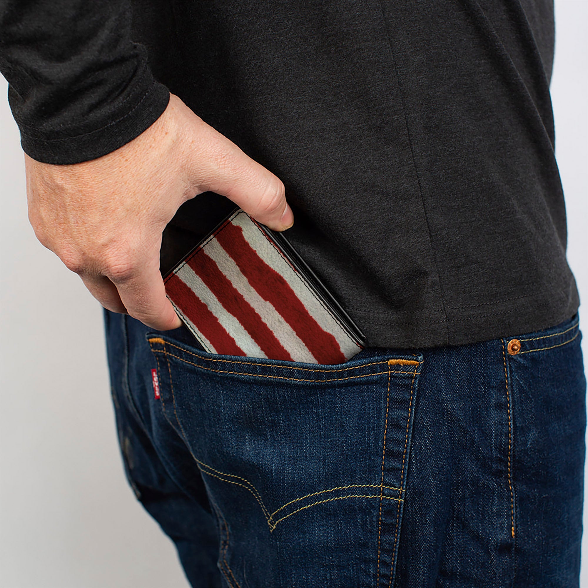 Bi-Fold Wallet - Stars & Stripes Painting Bi-Fold Wallets Buckle-Down