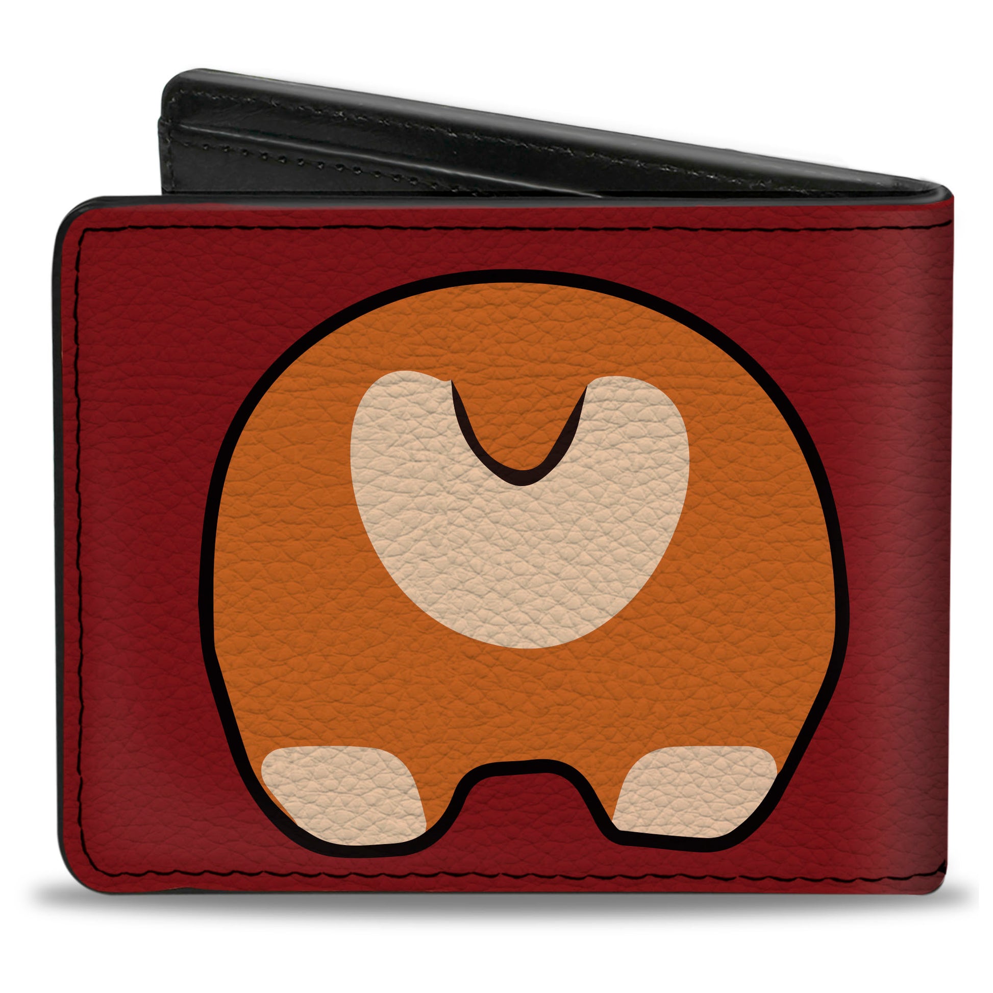 Bi-Fold Wallet - Corgi Face Rump Red Bi-Fold Wallets Buckle-Down