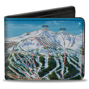 Bi-Fold Wallet - Colorado Breckenridge Ski Maps Bi-Fold Wallets Buckle-Down
