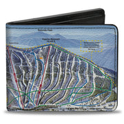Bi-Fold Wallet - Colorado Aspen Ski Trail Map Bi-Fold Wallets Buckle-Down