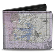 Bi-Fold Wallet - Colorado Boulder City Map Bi-Fold Wallets Buckle-Down