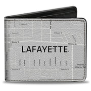 Bi-Fold Wallet - Colorado Lafayette Street Map Bi-Fold Wallets Buckle-Down