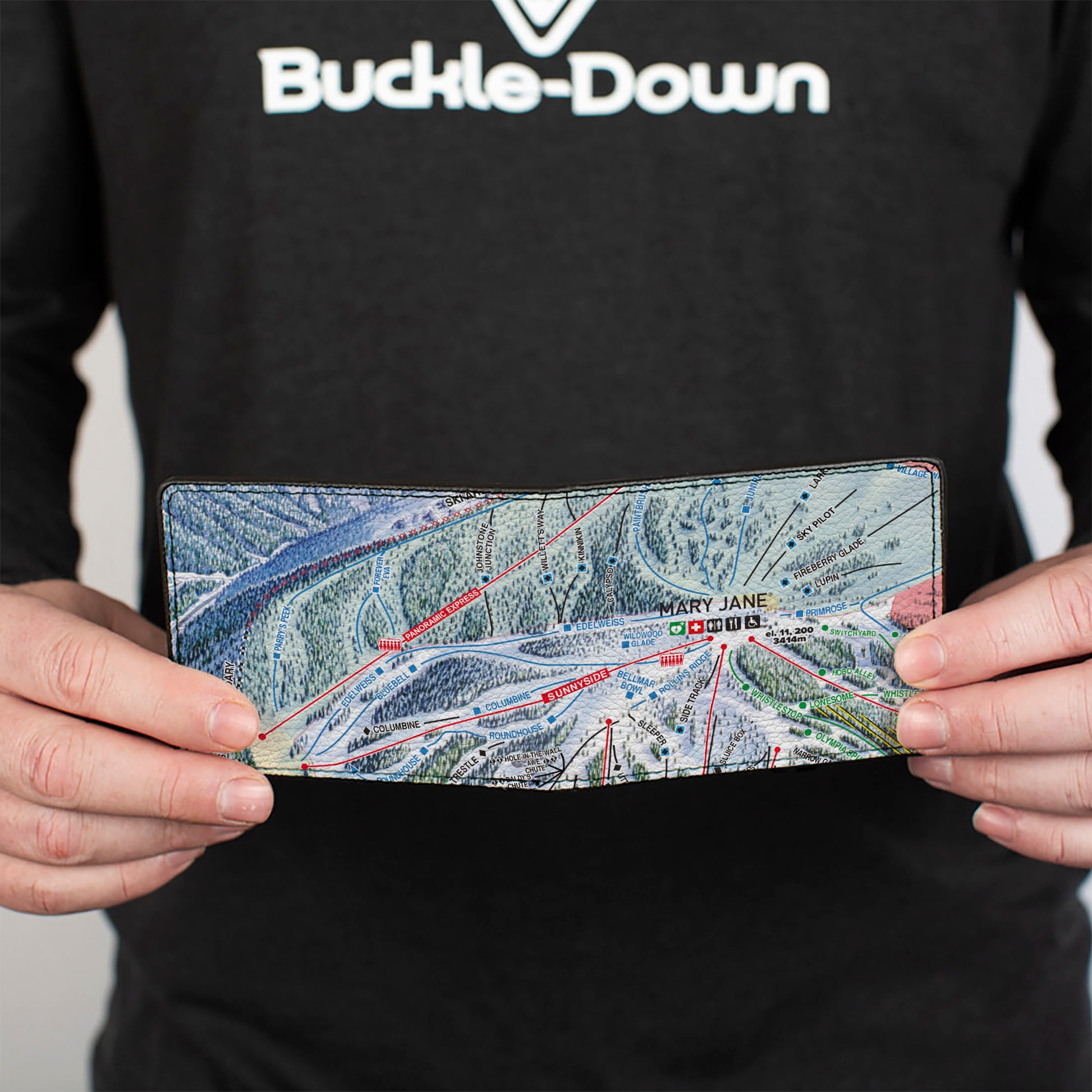 Bi-Fold Wallet - Colorado Winter Park Run1 Mary Jane Bi-Fold Wallets Buckle-Down