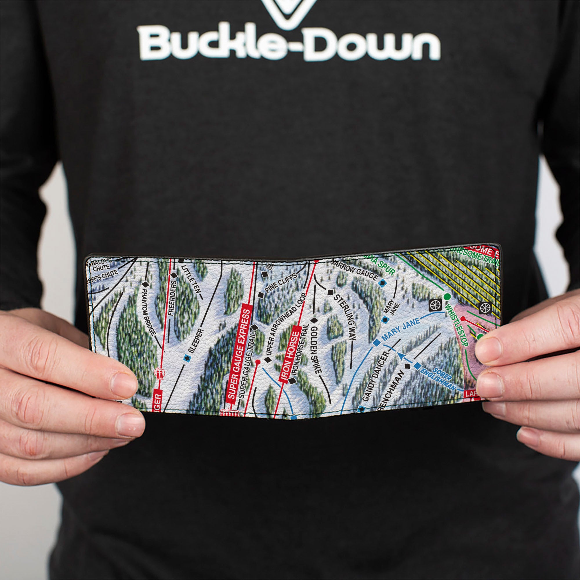 Bi-Fold Wallet - Colorado Winter Park Run2 Iron Horse Bi-Fold Wallets Buckle-Down