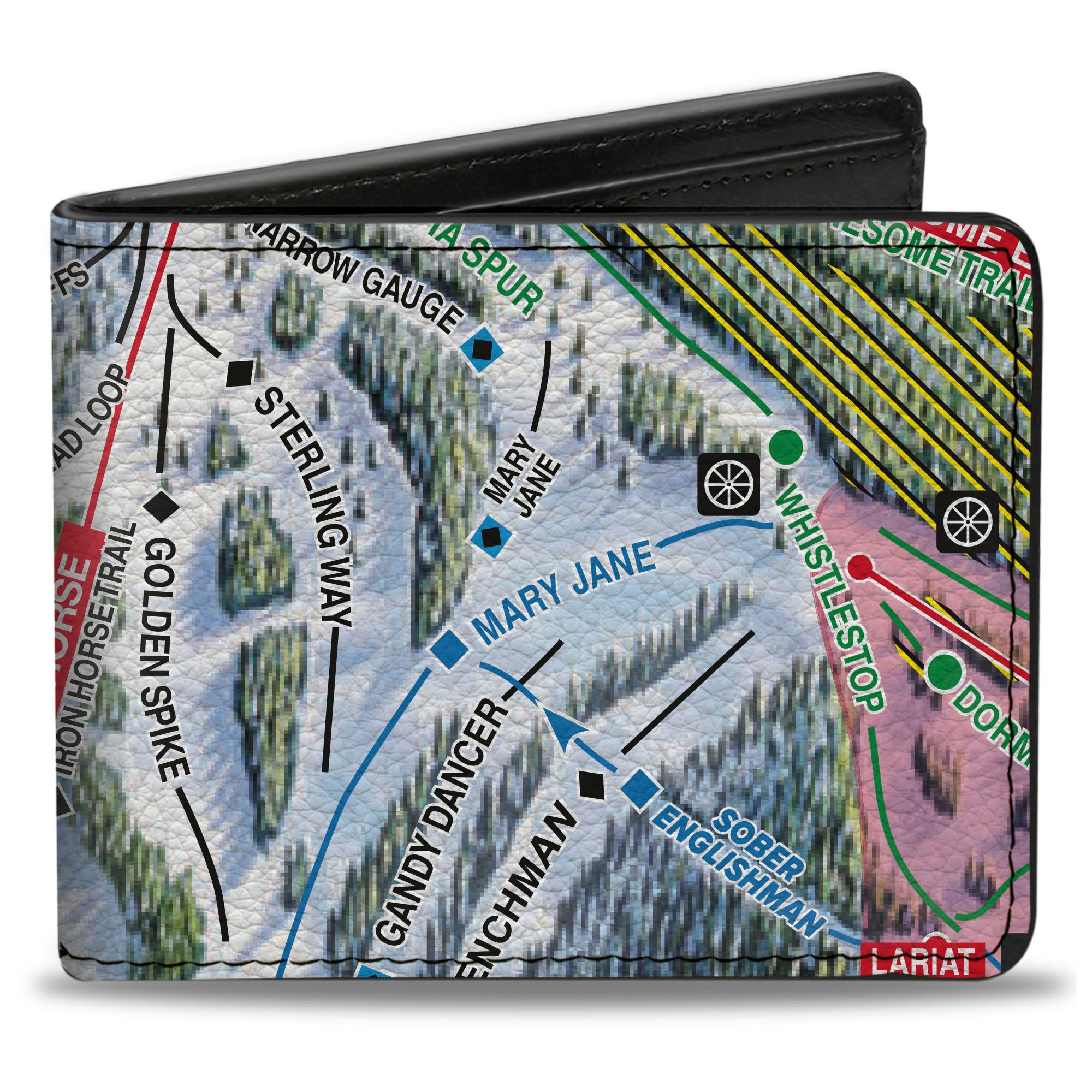 Bi-Fold Wallet - Colorado Winter Park Run2 Iron Horse Bi-Fold Wallets Buckle-Down