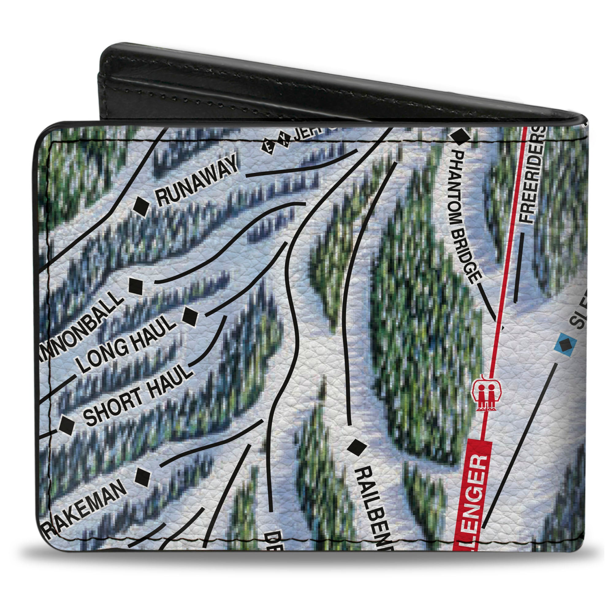 Bi-Fold Wallet - Colorado Winter Park Run4 Iron Horse Bi-Fold Wallets Buckle-Down