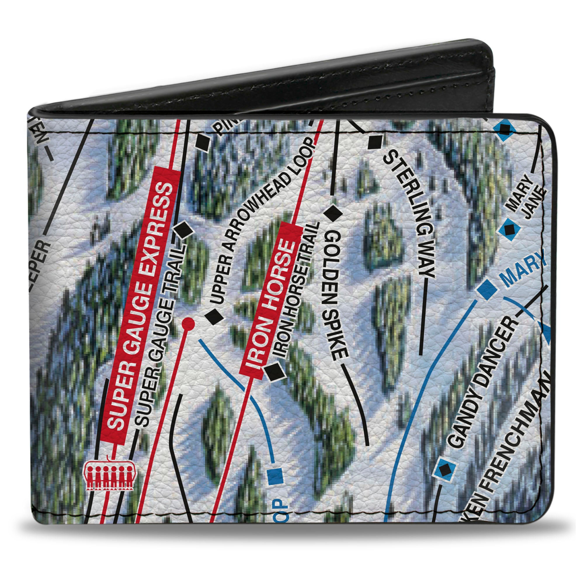 Bi-Fold Wallet - Colorado Winter Park Run4 Iron Horse Bi-Fold Wallets Buckle-Down