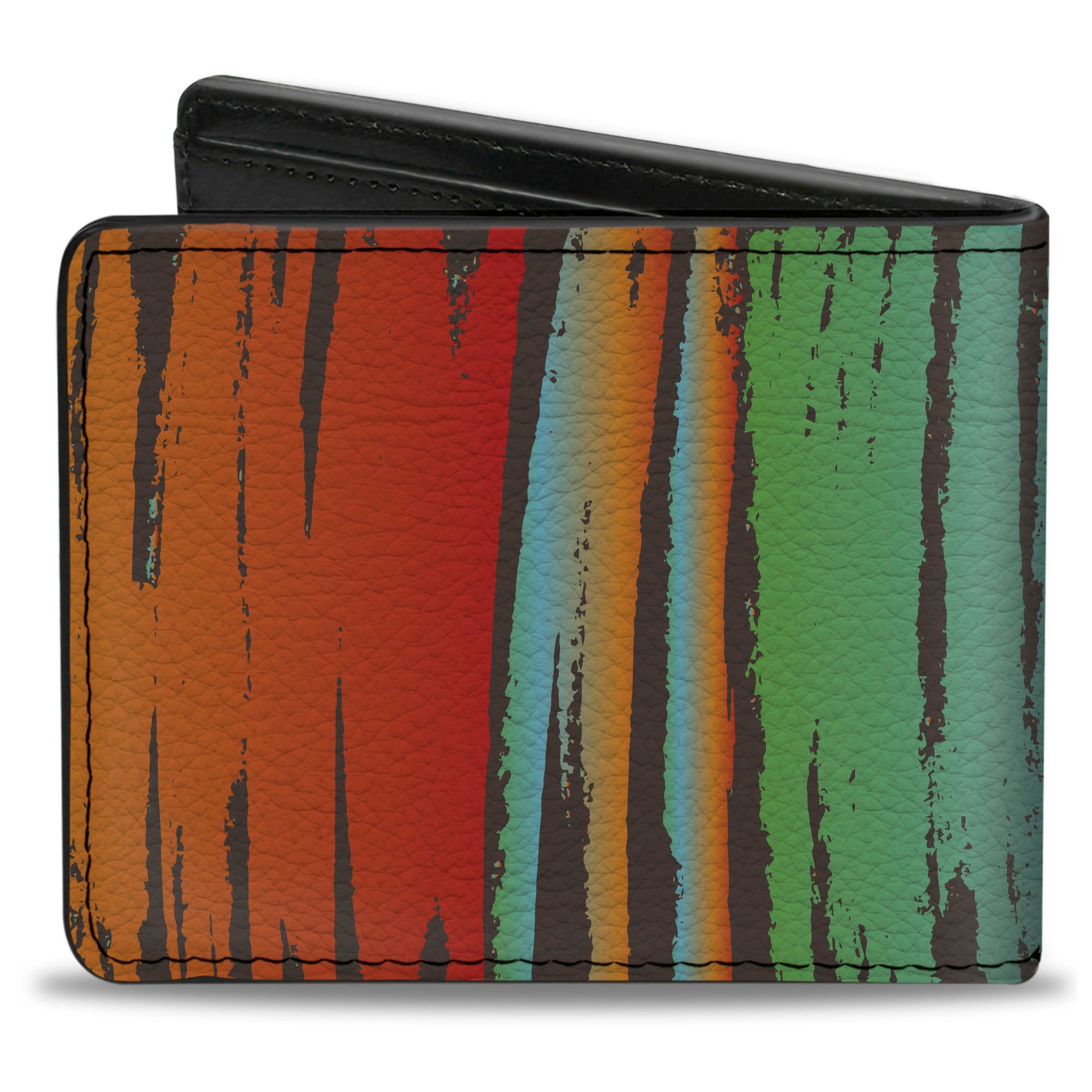 Bi-Fold Wallet - Scribble Zarape Fade Brown/Multi Color Bi-Fold Wallets Buckle-Down