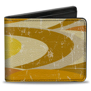 Bi-Fold Wallet - Spots Stacked Weathered Yellows/Browns Bi-Fold Wallets Buckle-Down