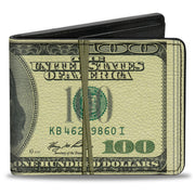 Bi-Fold Wallet - 100 Dollar Bill Series 2006 w Rubberband Bi-Fold Wallets Buckle-Down