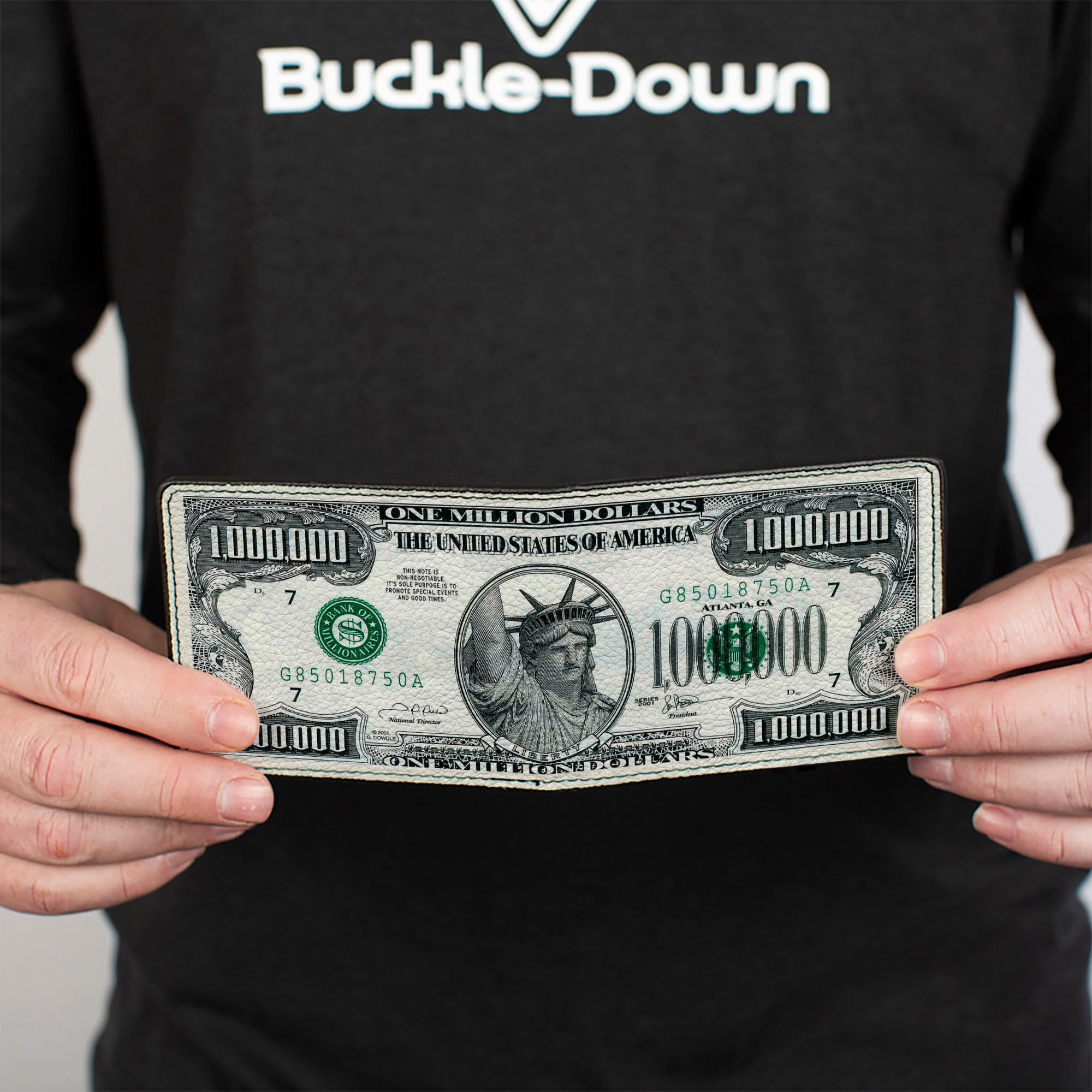 Bi-Fold Wallet - 1 Million Dollar Bill Bi-Fold Wallets Buckle-Down