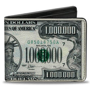 Bi-Fold Wallet - 1 Million Dollar Bill Bi-Fold Wallets Buckle-Down