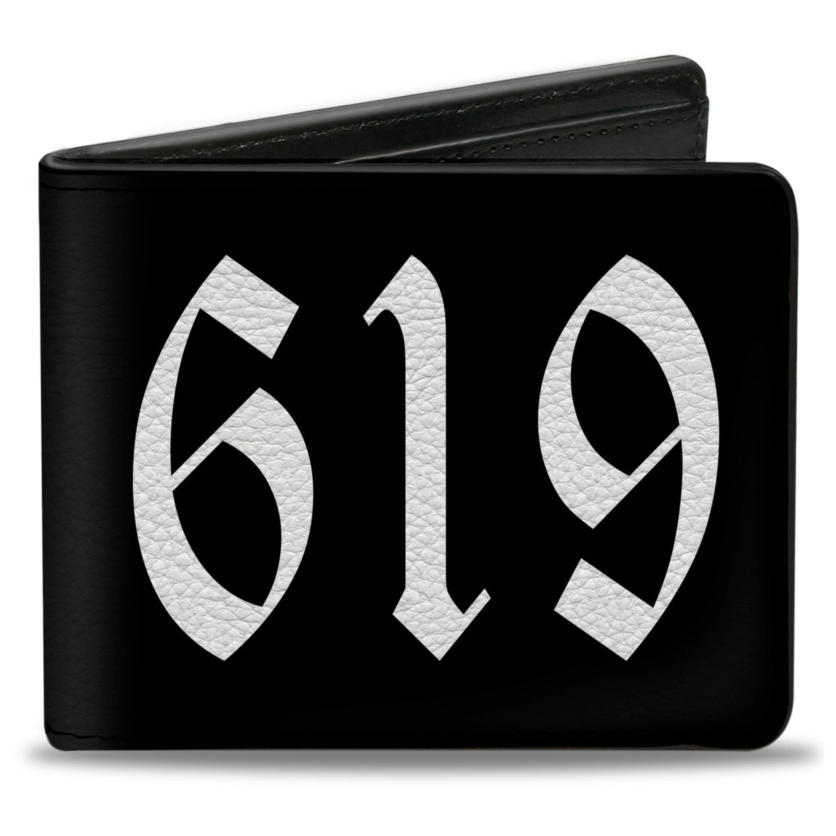 Bi-Fold Wallet - 619 Old English Black/White Bi-Fold Wallets Buckle-Down