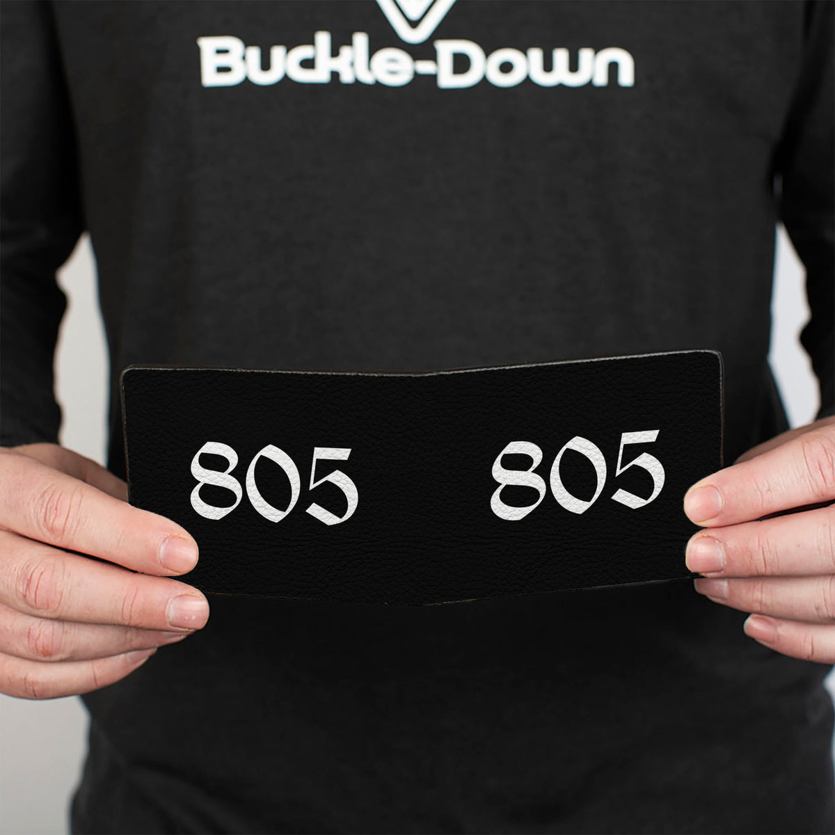 Bi-Fold Wallet - 805 Area Code Black/White Bi-Fold Wallets Buckle-Down