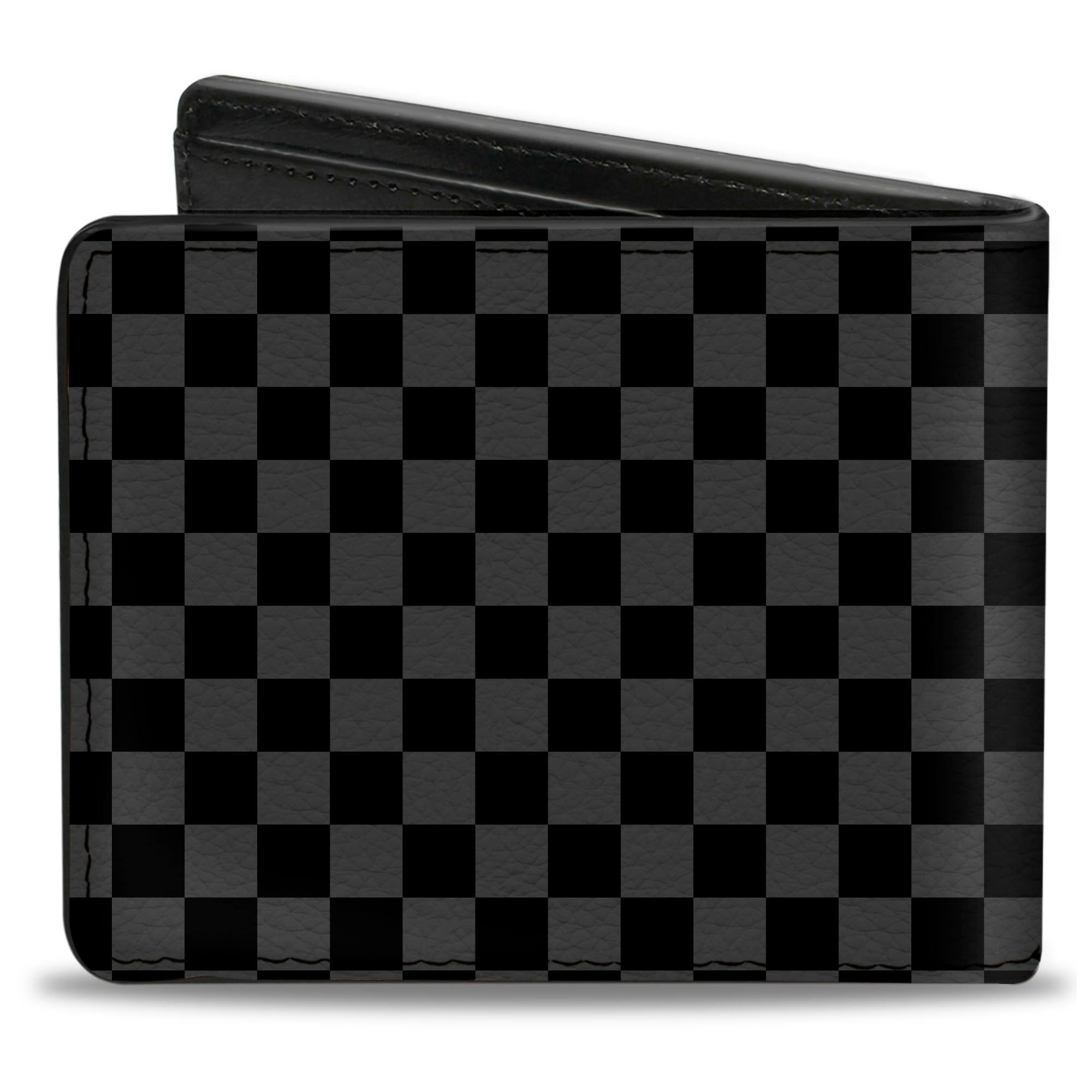 Bi-Fold Wallet - Checker Black/Charcoal Bi-Fold Wallets Buckle-Down