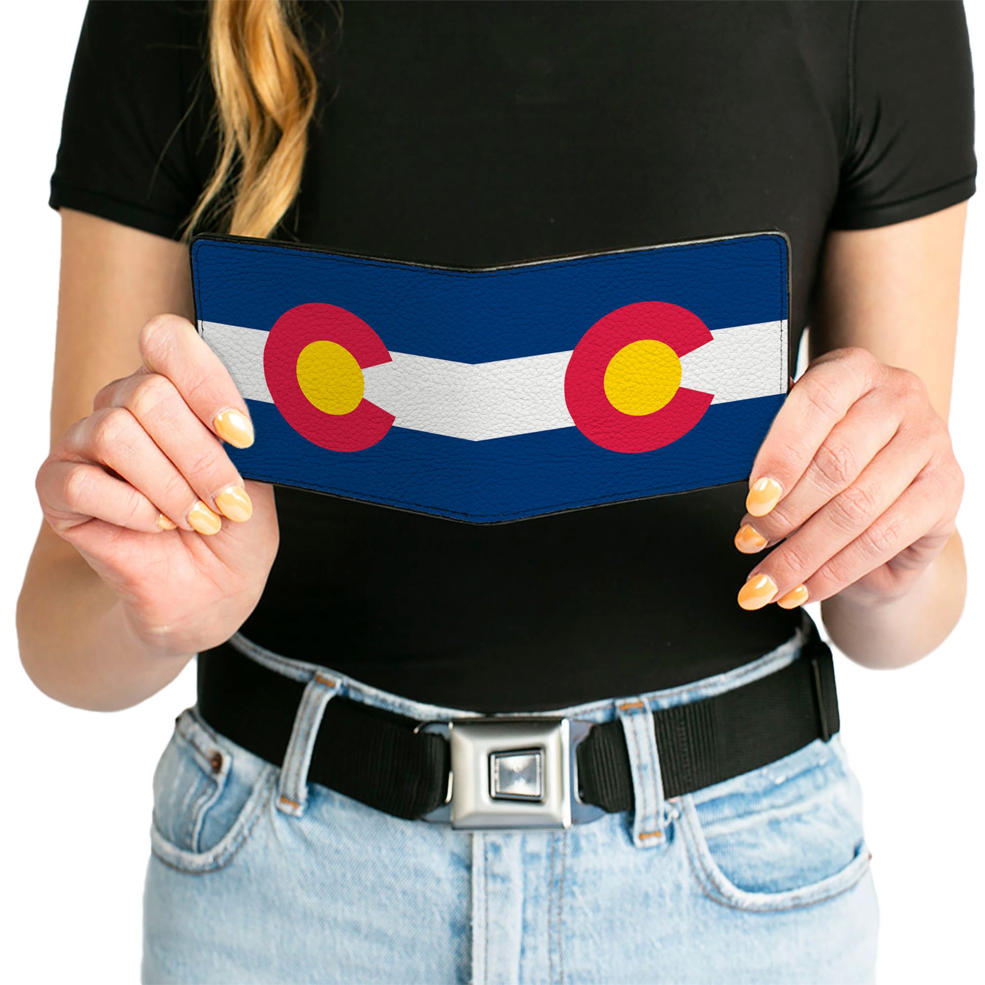 Bi-Fold Wallet - Colorado Flag Logo Centered Bi-Fold Wallets Buckle-Down