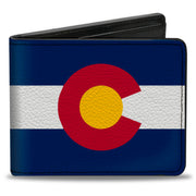 Bi-Fold Wallet - Colorado Flag Logo Centered Bi-Fold Wallets Buckle-Down