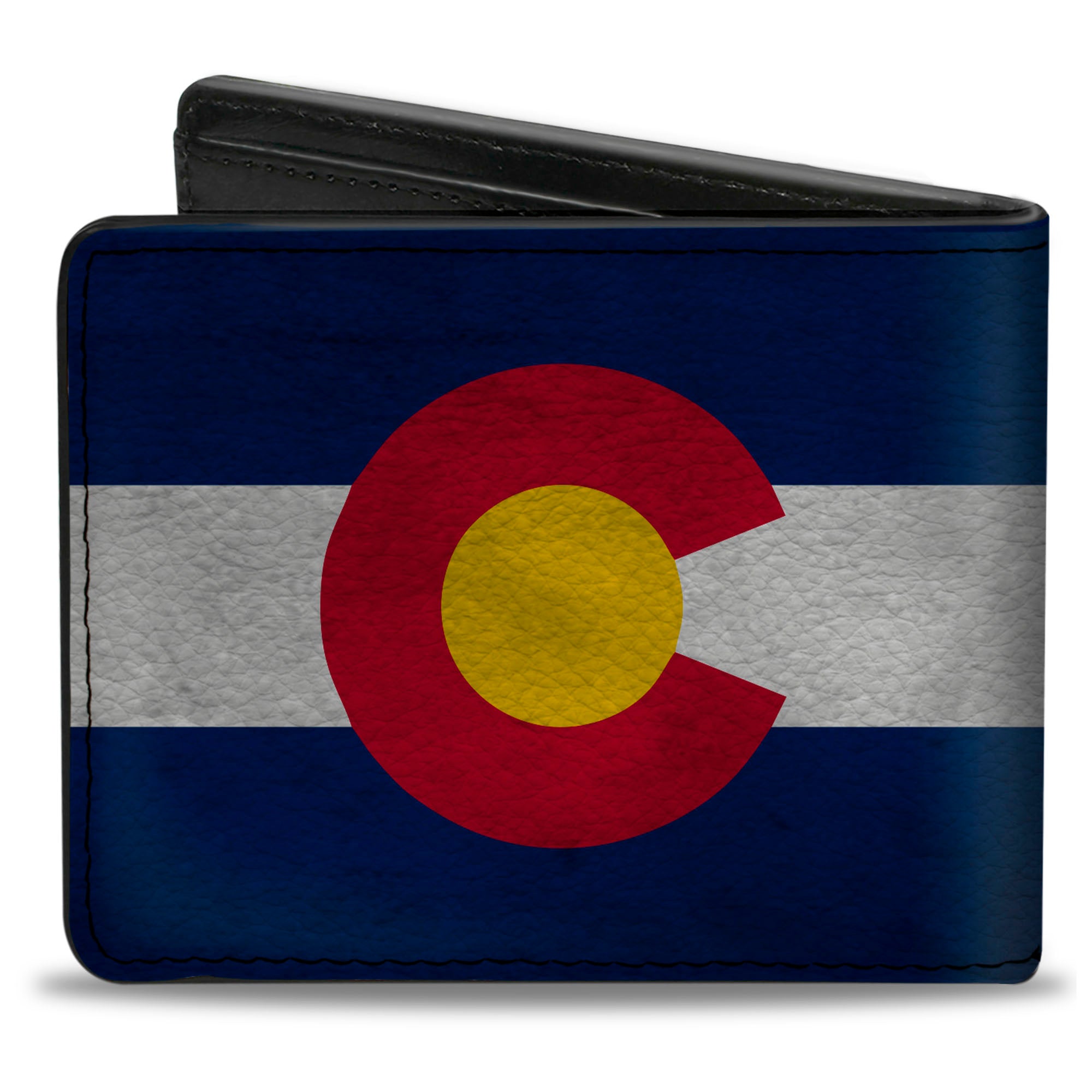 Bi-Fold Wallet - Colorado Flag3 Vintage Bi-Fold Wallets Buckle-Down