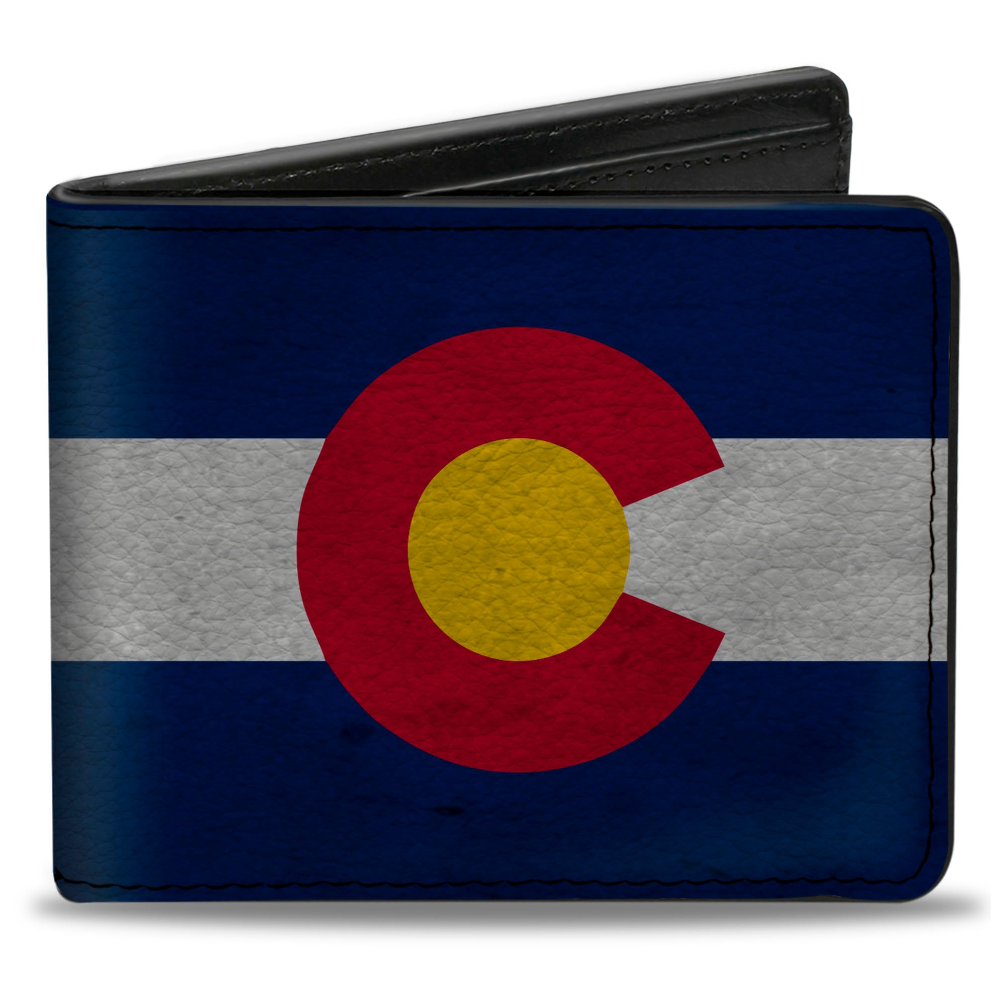 Bi-Fold Wallet - Colorado Flag3 Vintage Bi-Fold Wallets Buckle-Down