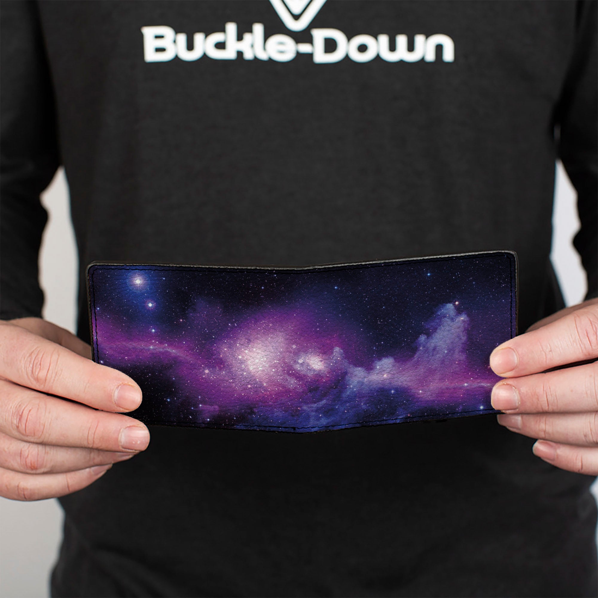 Bi-Fold Wallet - Galaxy Purple Pinks Bi-Fold Wallets Buckle-Down