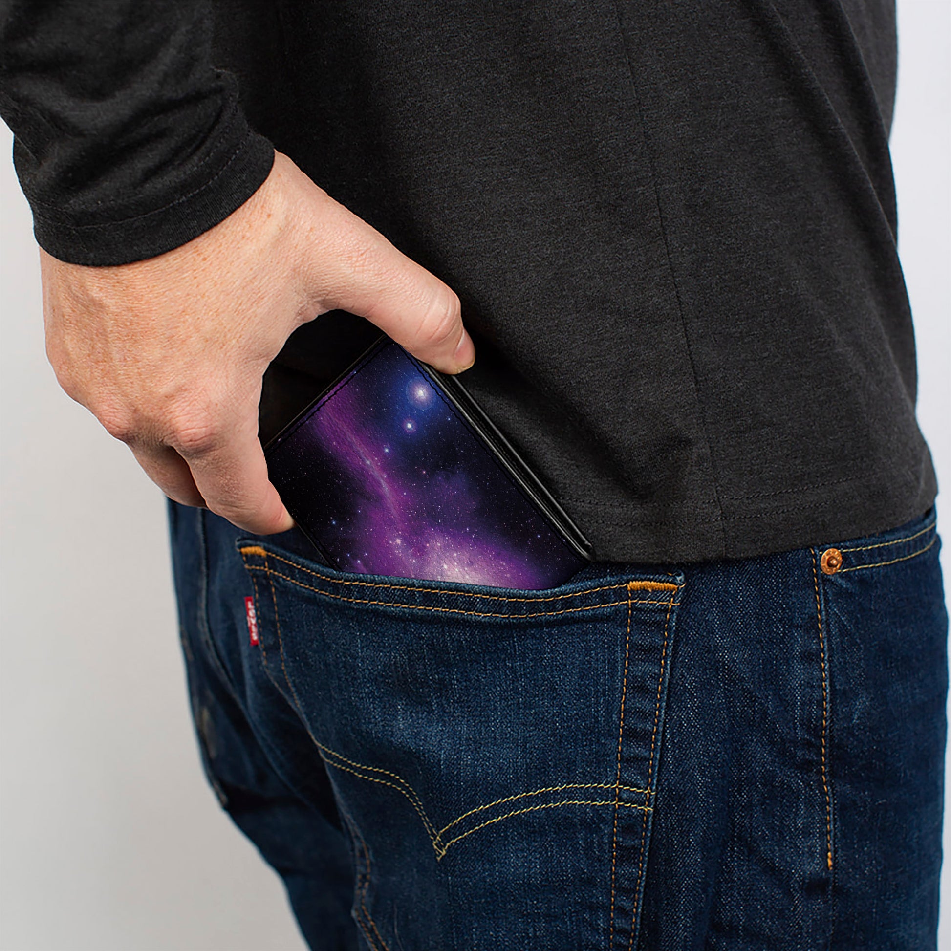 Bi-Fold Wallet - Galaxy Purple Pinks Bi-Fold Wallets Buckle-Down