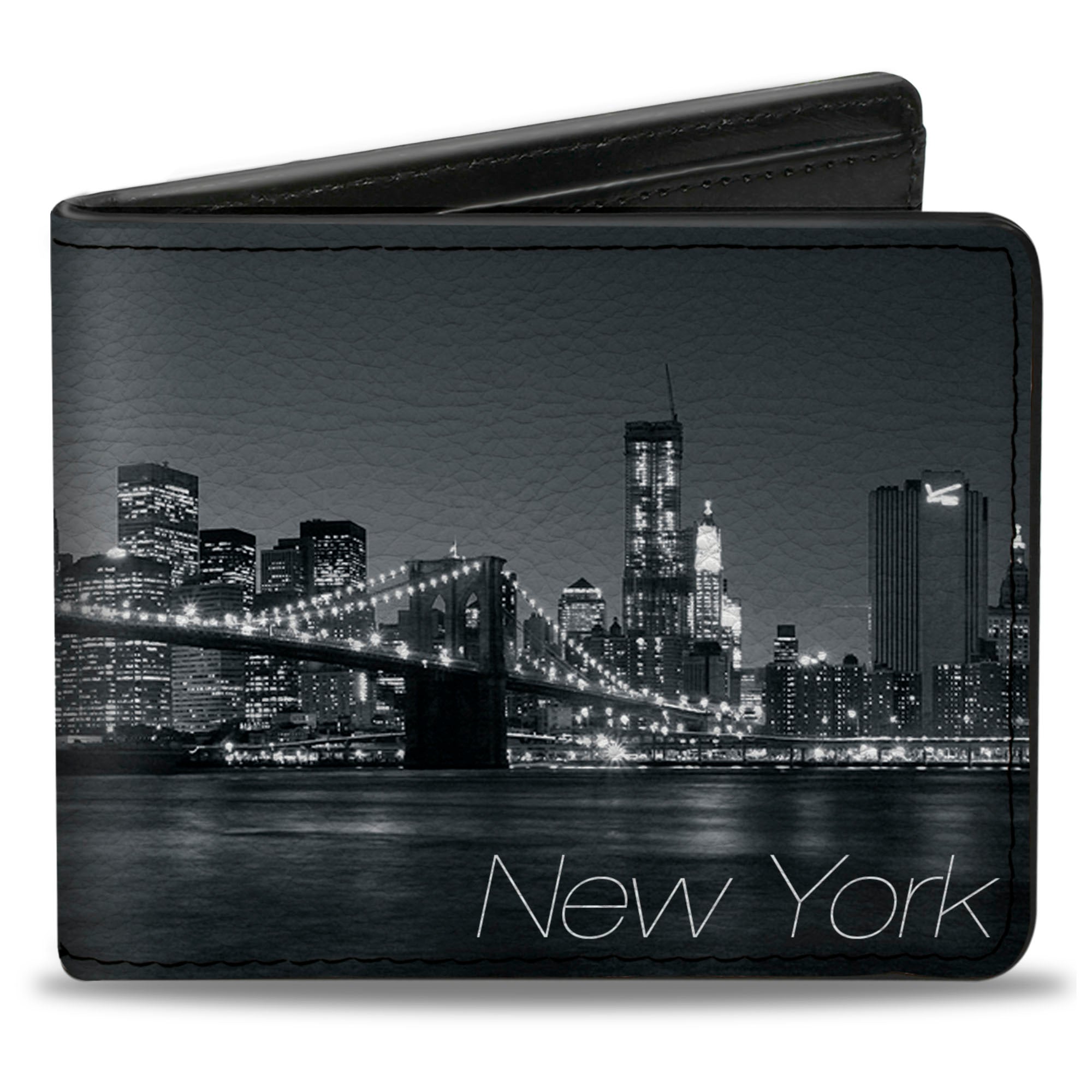 Bi-Fold Wallet - NEW YORK Brooklyn Bridge Skyline Bi-Fold Wallets Buckle-Down