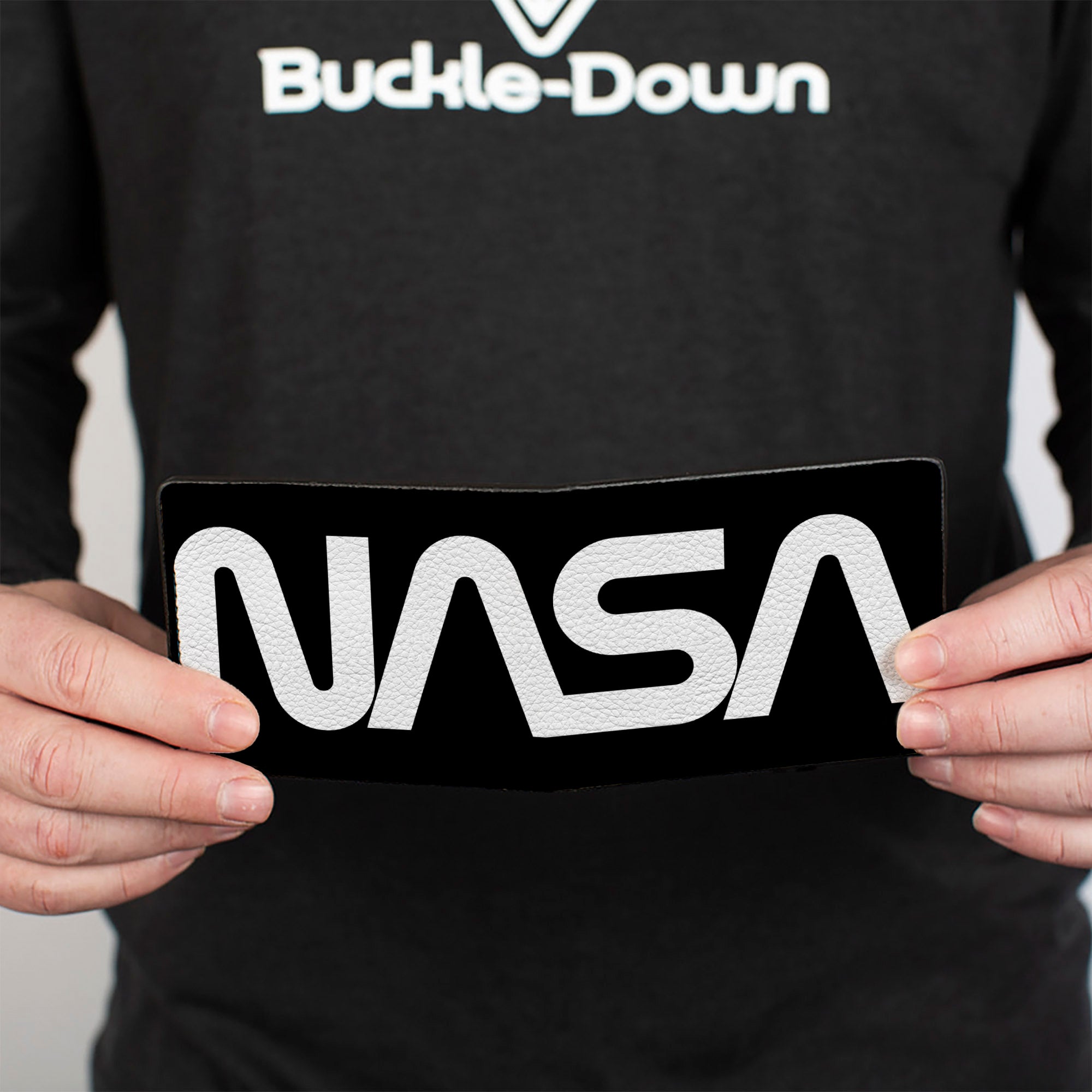 Bi-Fold Wallet - NASA Text Black/White
