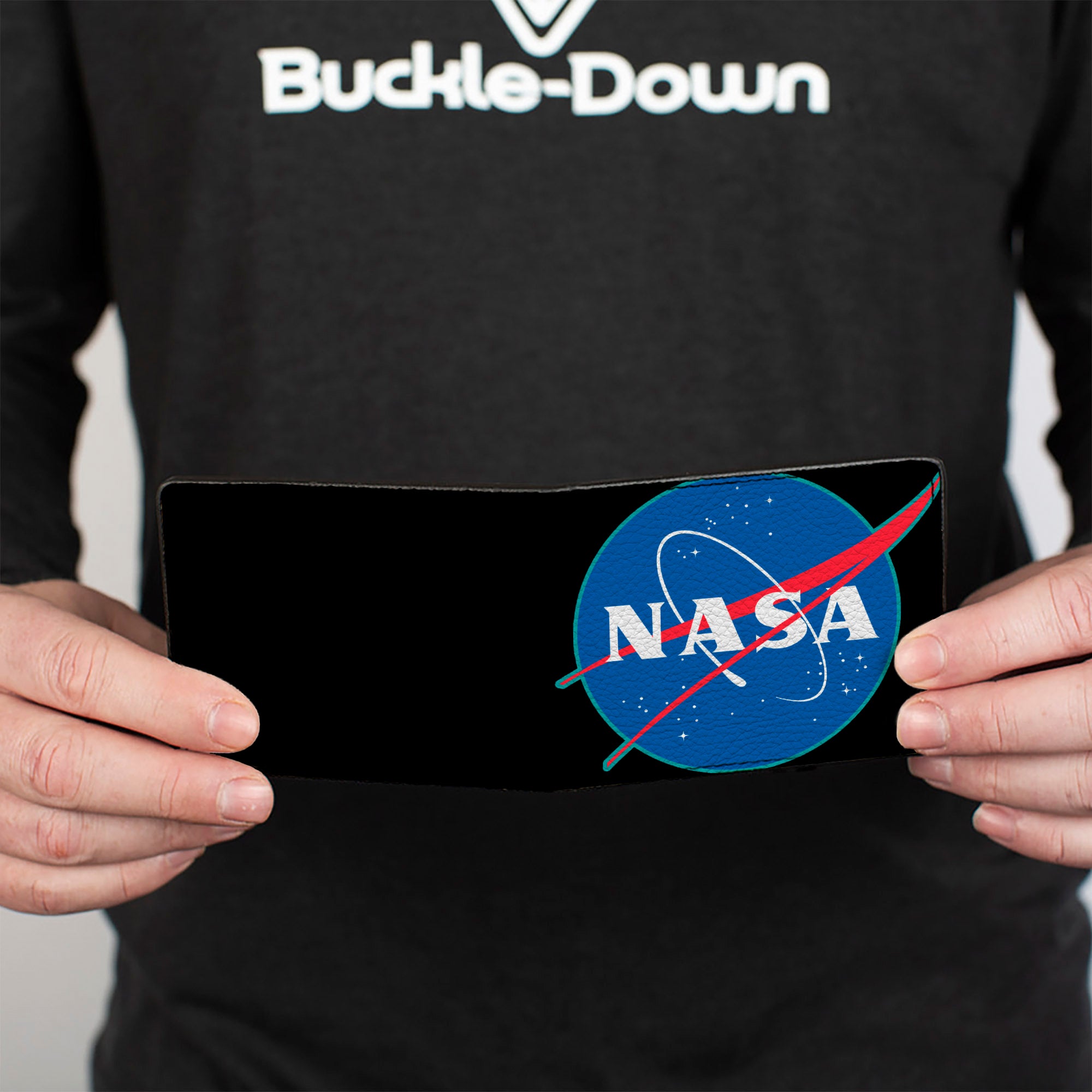 Bi-Fold Wallet - NASA Logo Black/Blue/White/Red