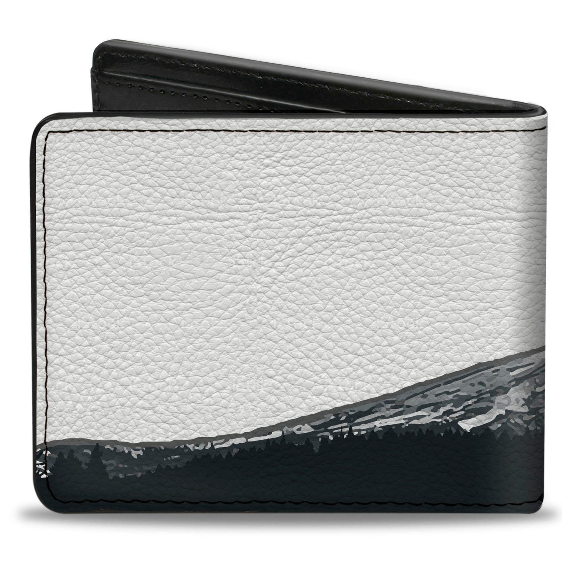Bi-Fold Wallet - Orgeon MT. HOOD Scenery White Grays Bi-Fold Wallets Buckle-Down