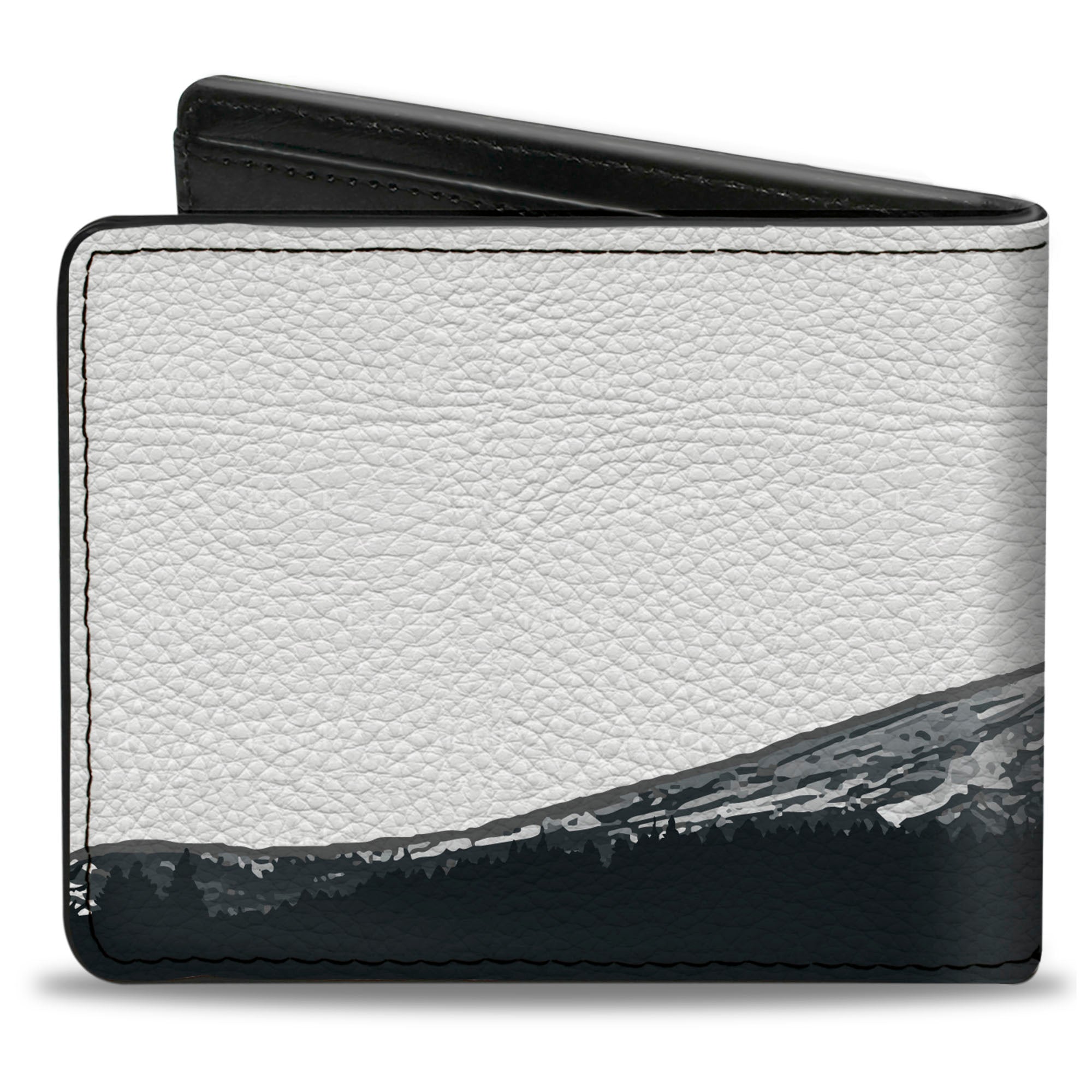 Bi-Fold Wallet - Orgeon MT. HOOD Scenery White Grays Bi-Fold Wallets Buckle-Down
