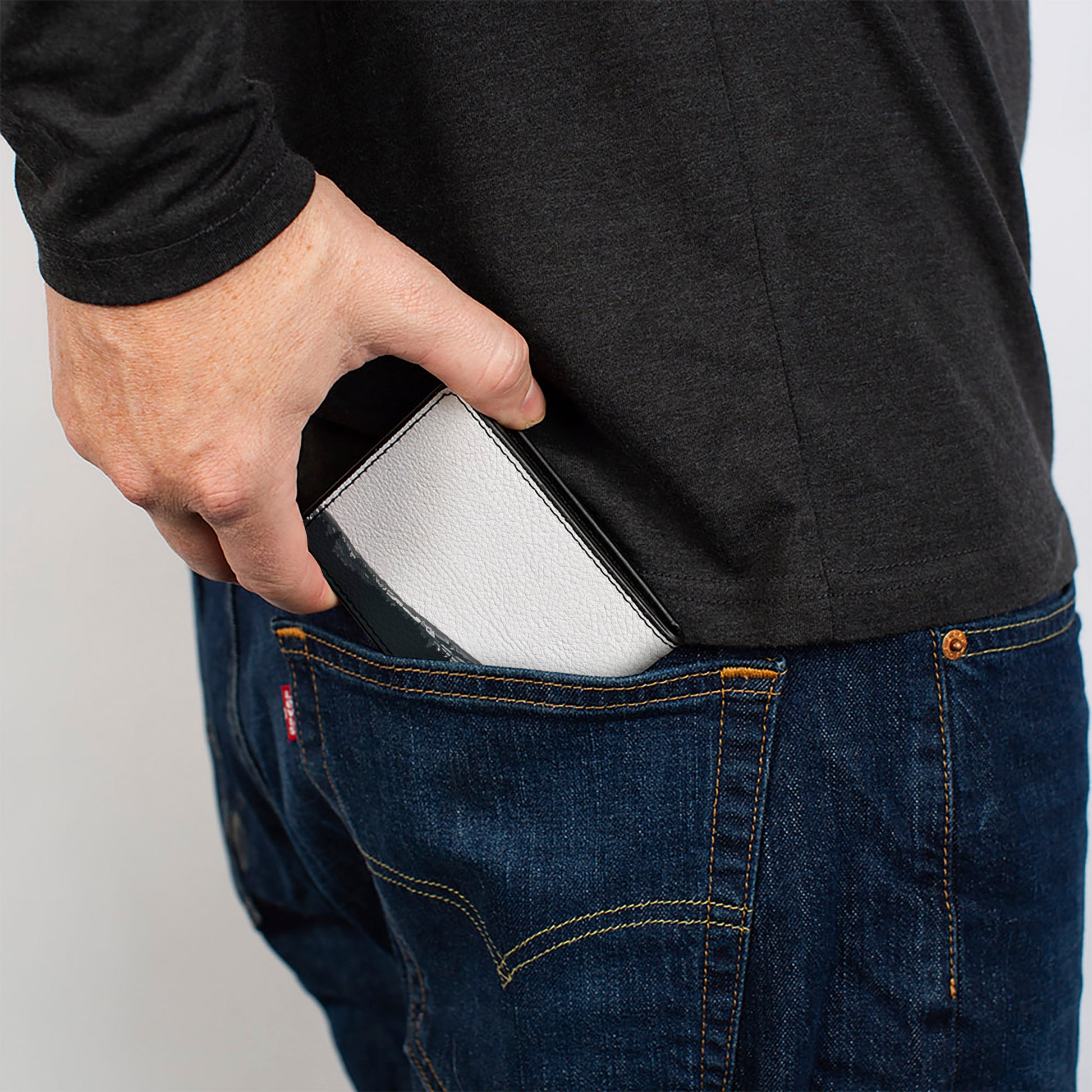 Bi-Fold Wallet - Orgeon MT. HOOD Scenery White Grays Bi-Fold Wallets Buckle-Down