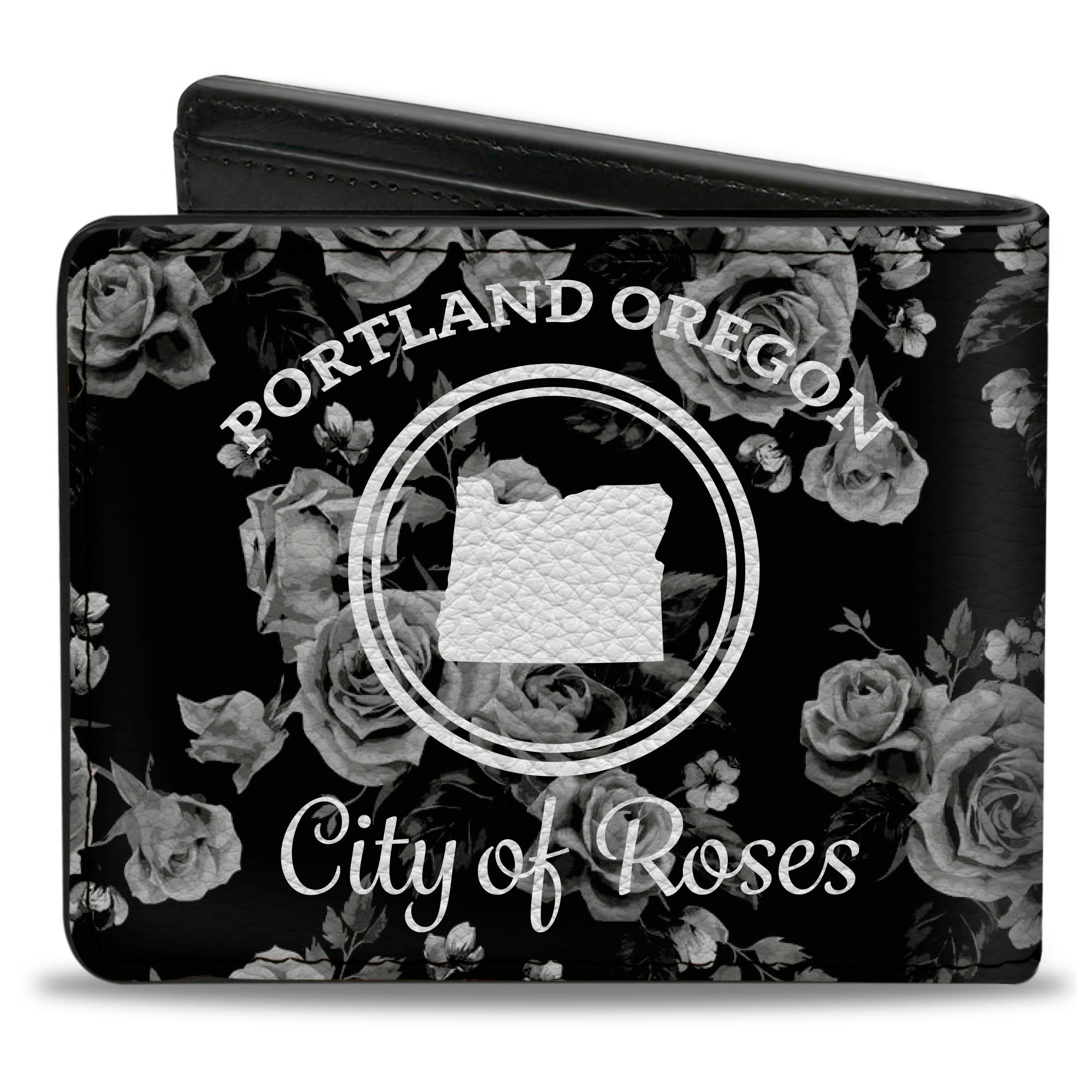 Bi-Fold Wallet - Oregon Silo PORTLAND OREGON-CITY OF ROSES Bi-Fold Wallets Buckle-Down