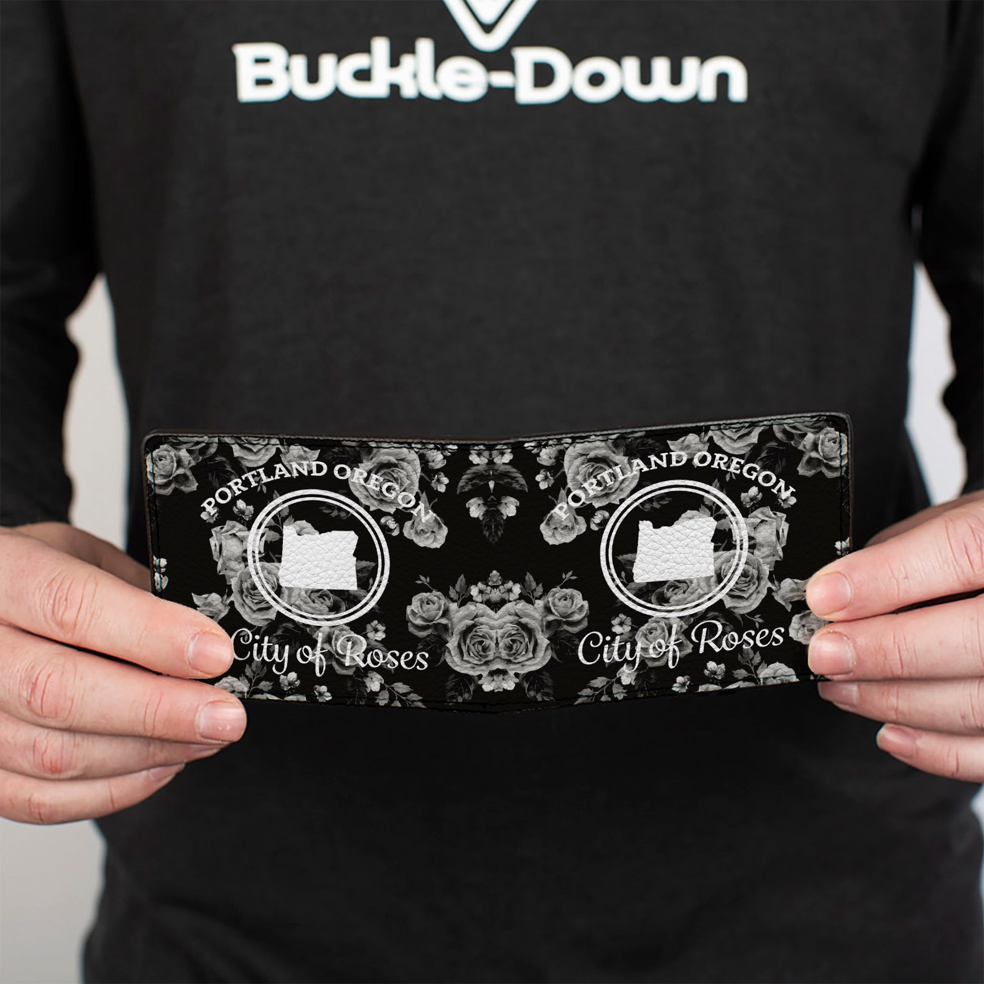 Bi-Fold Wallet - Oregon Silo PORTLAND OREGON-CITY OF ROSES Bi-Fold Wallets Buckle-Down