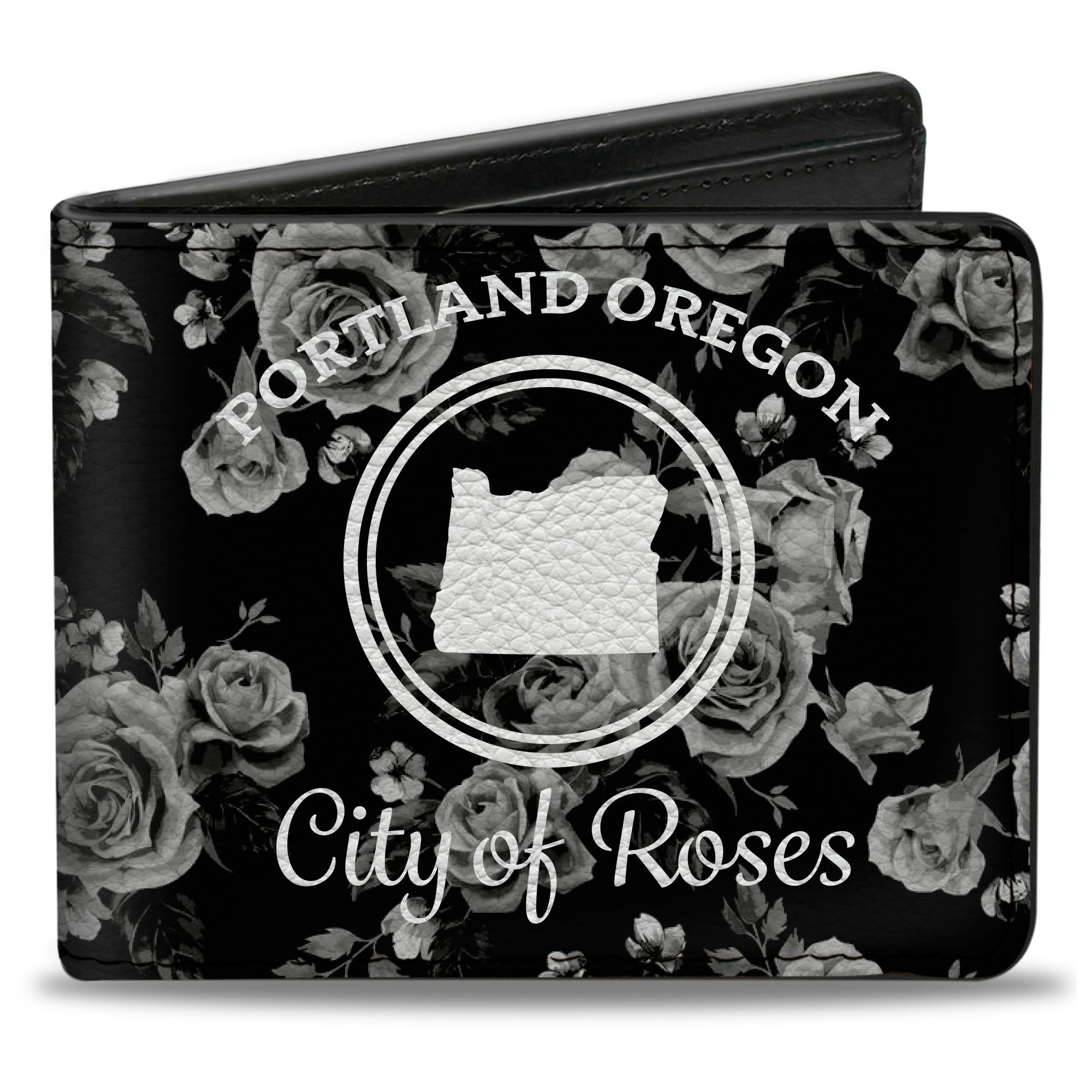 Bi-Fold Wallet - Oregon Silo PORTLAND OREGON-CITY OF ROSES Bi-Fold Wallets Buckle-Down