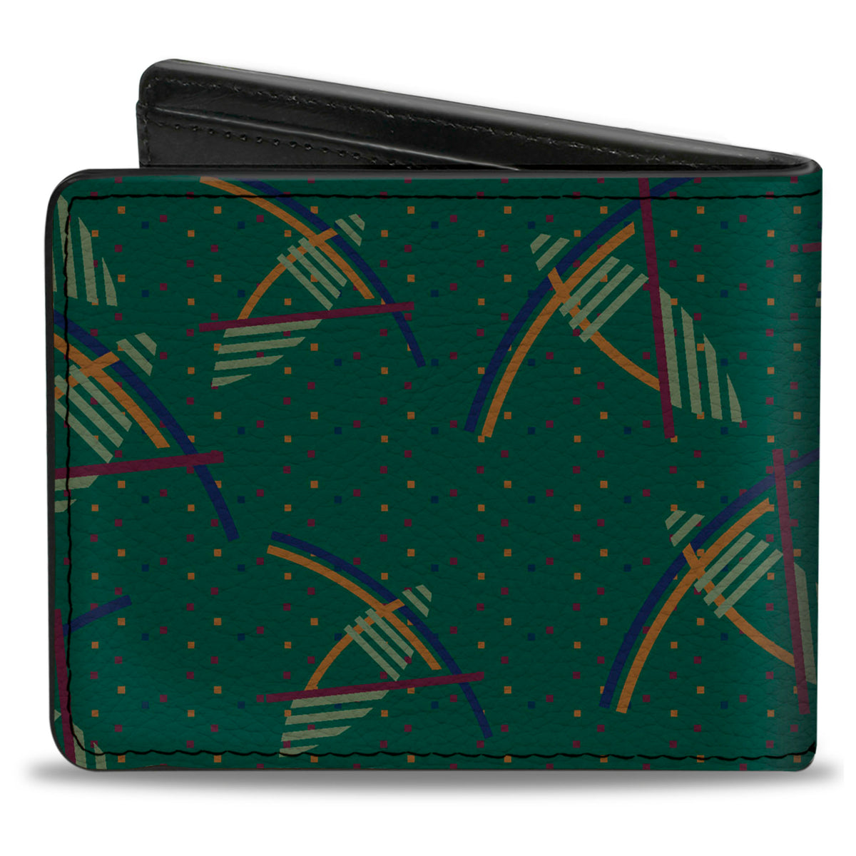 Bi-Fold Wallet - PDX Airport Carpet New Bi-Fold Wallets Buckle-Down